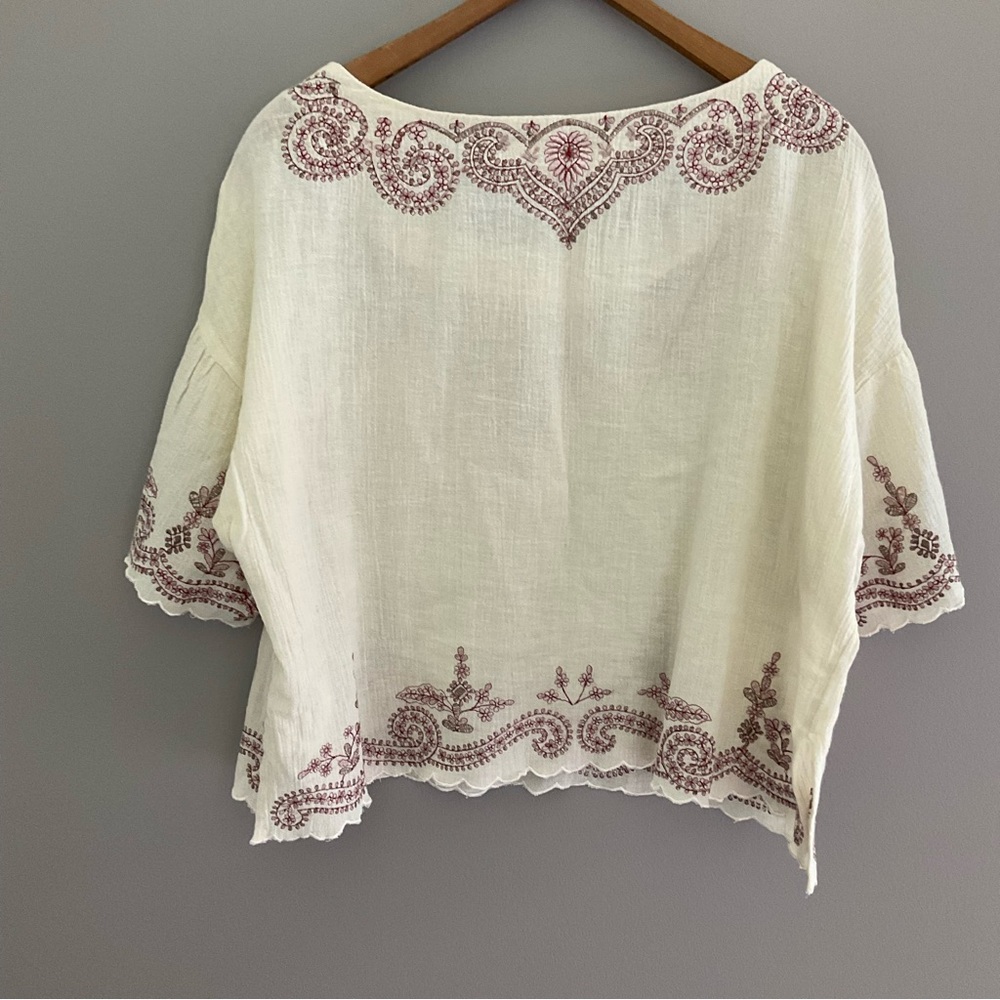 Free People cropped blouse - Picture 5 of 9